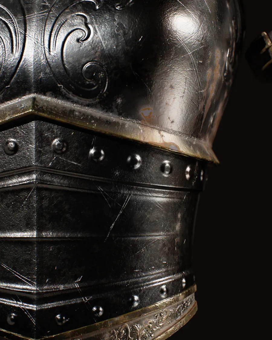 Female Knight - Armour Study Front Closeup by Nova Bower