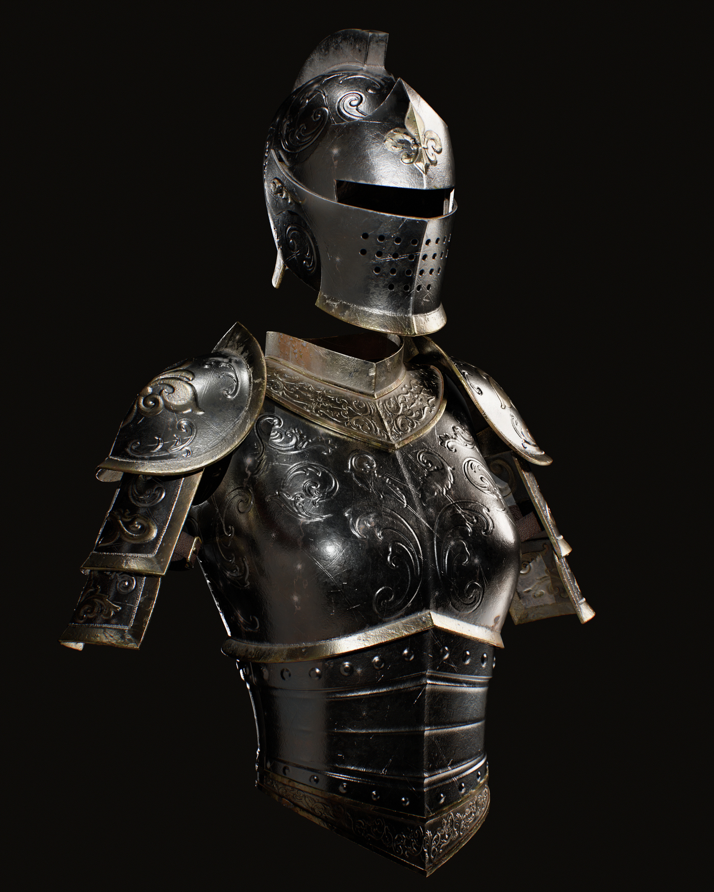 Female Knight Armour Study by Nova Bower
