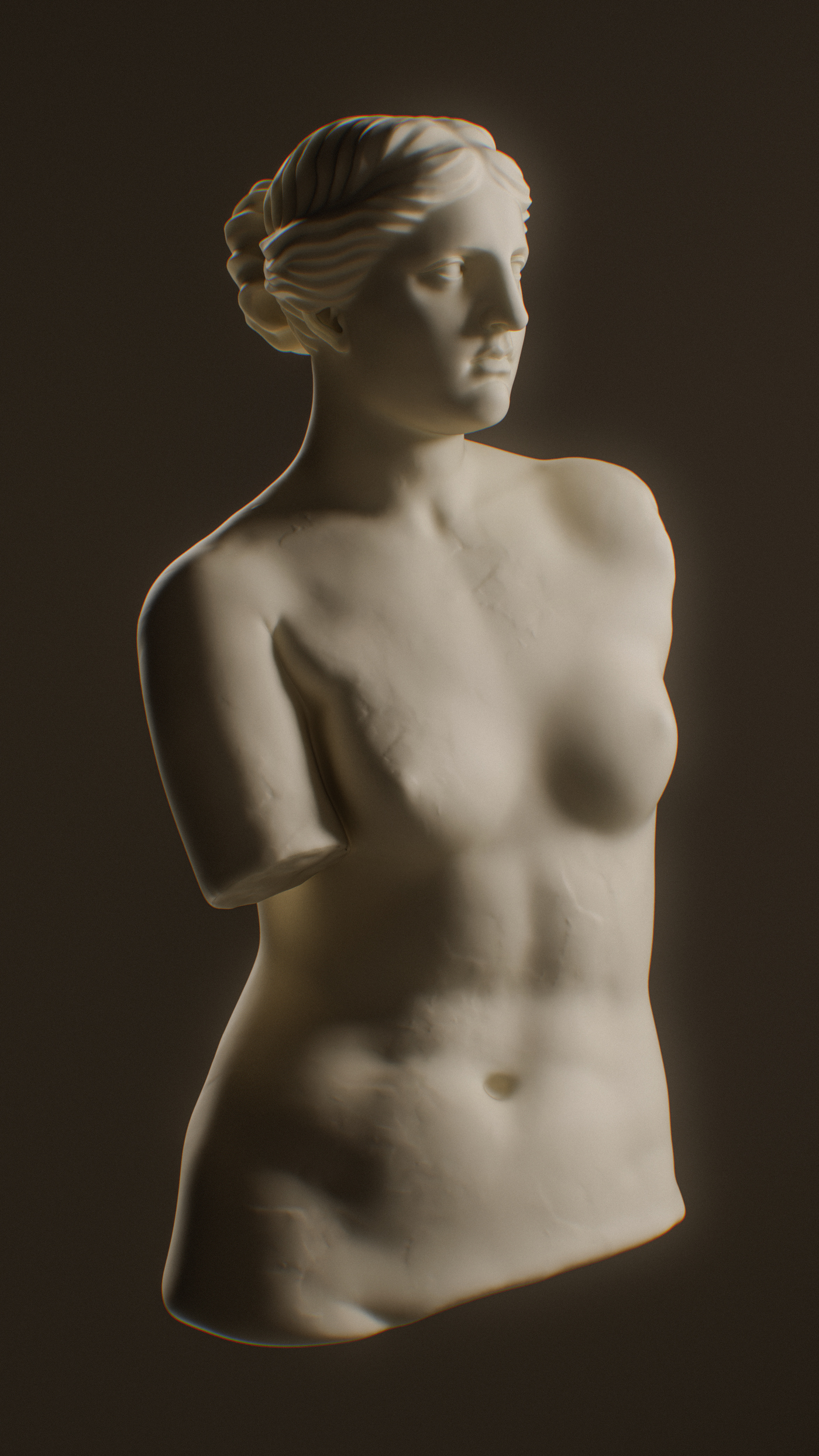 Venus de Milo Aphrodite Sculpture Study by Nova Bower