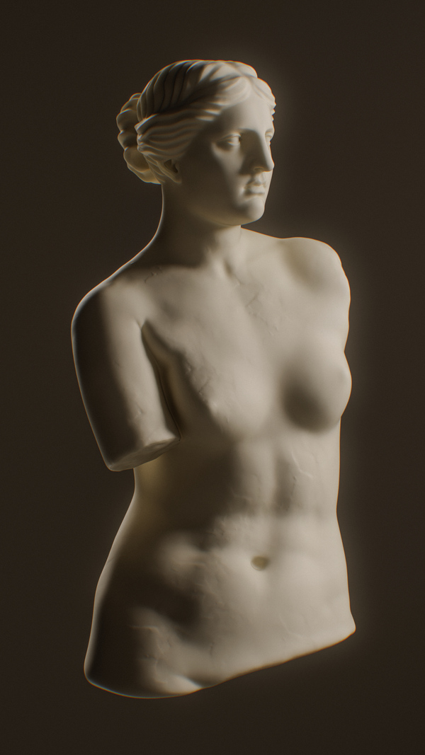 Venus de Milo Aphrodite Sculpture Study by Nova Bower