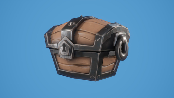 Low-poly Stylised Chest Optimised Game Model by Nova Bower