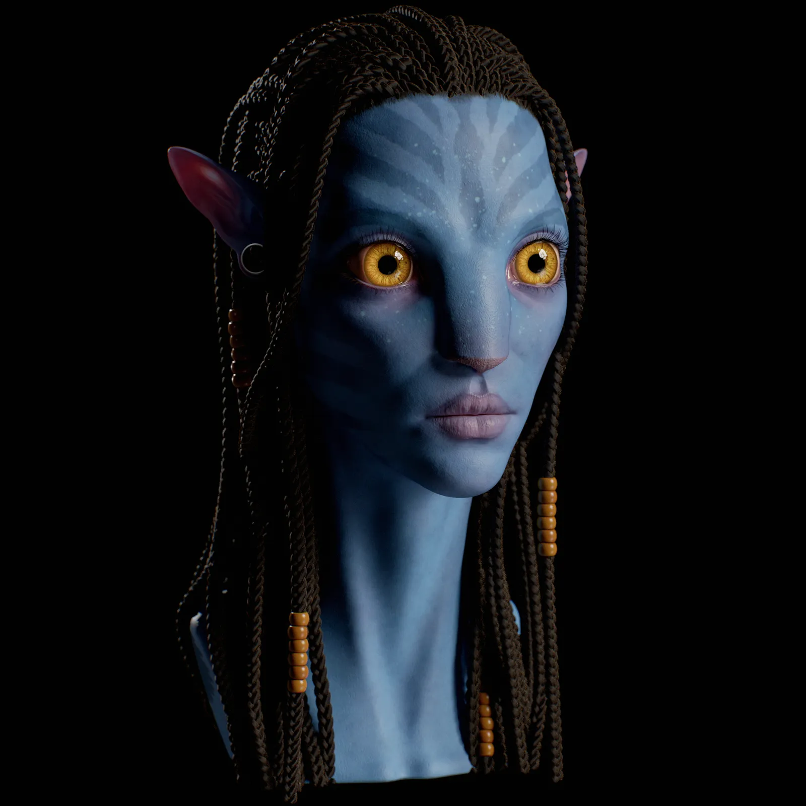 Neytiri - Character Bust Zbrush Sculpt by Nova Bower